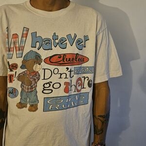 Vintage Graphic Tee 'Girls Rule' Size Medium